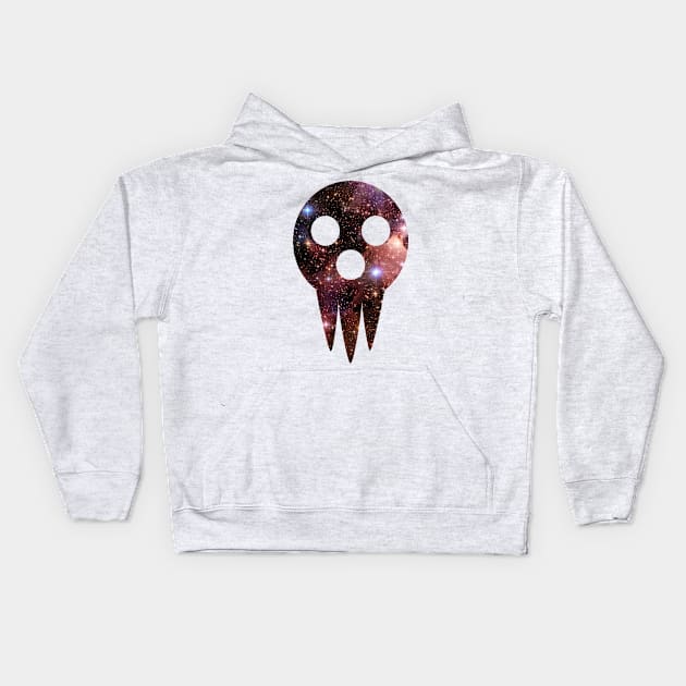 soul eater- lord death mask space Kids Hoodie by Rebellion10